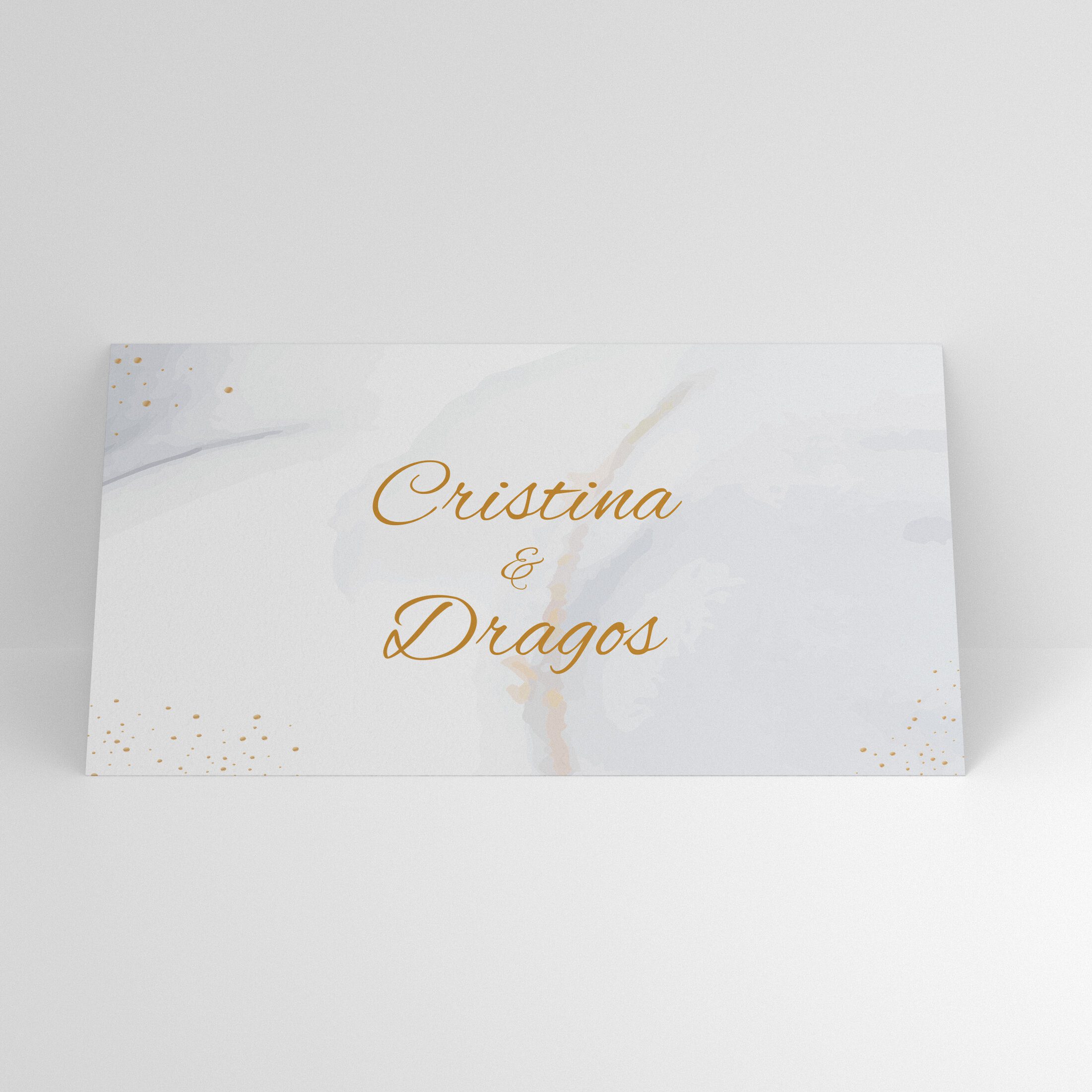 Plic de bani nuntă elegant cu fundal deschis și accente aurii fine