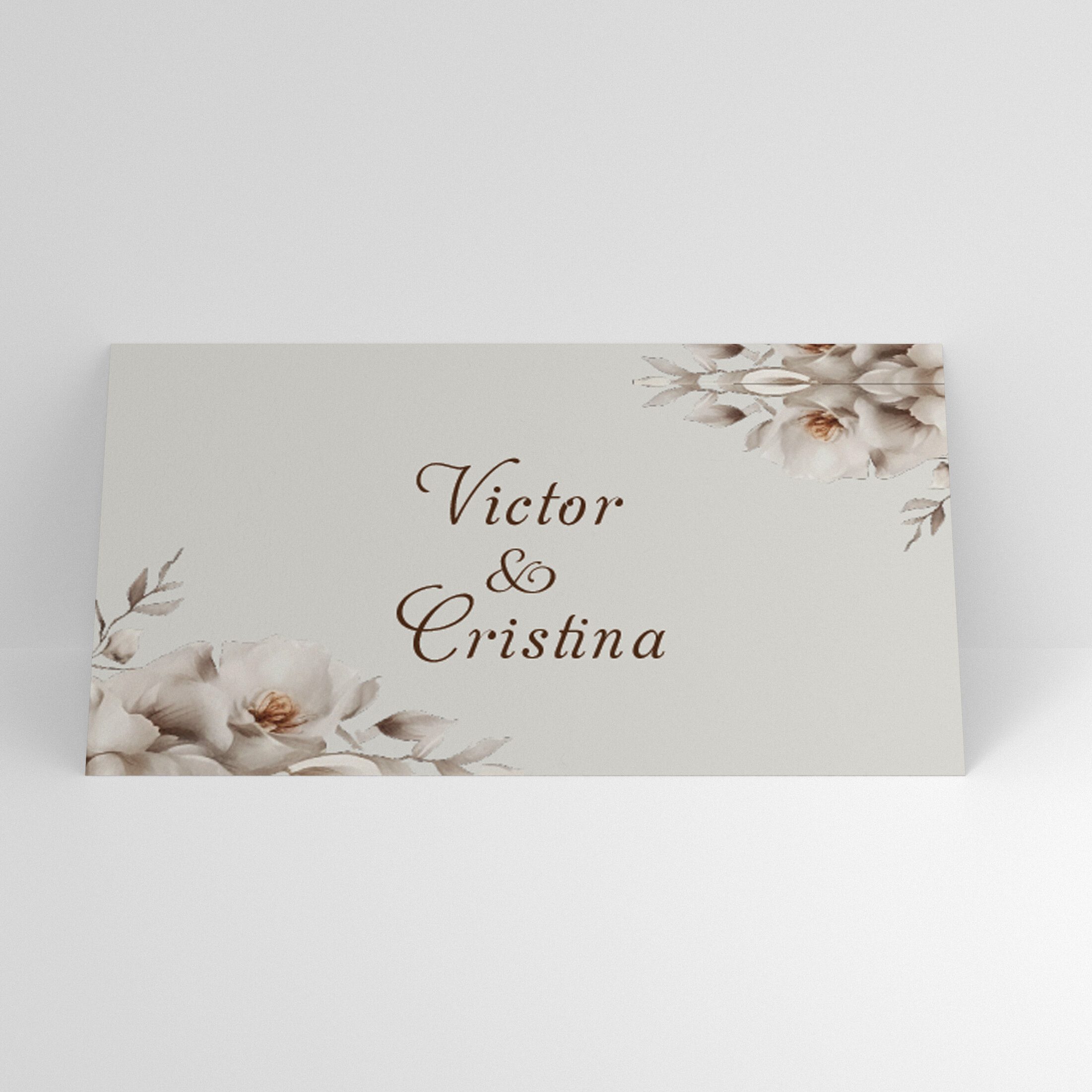 Plic de bani minimalist, cu inițiale aurii și design elegant, potrivit pentru evenimente rafinate.
