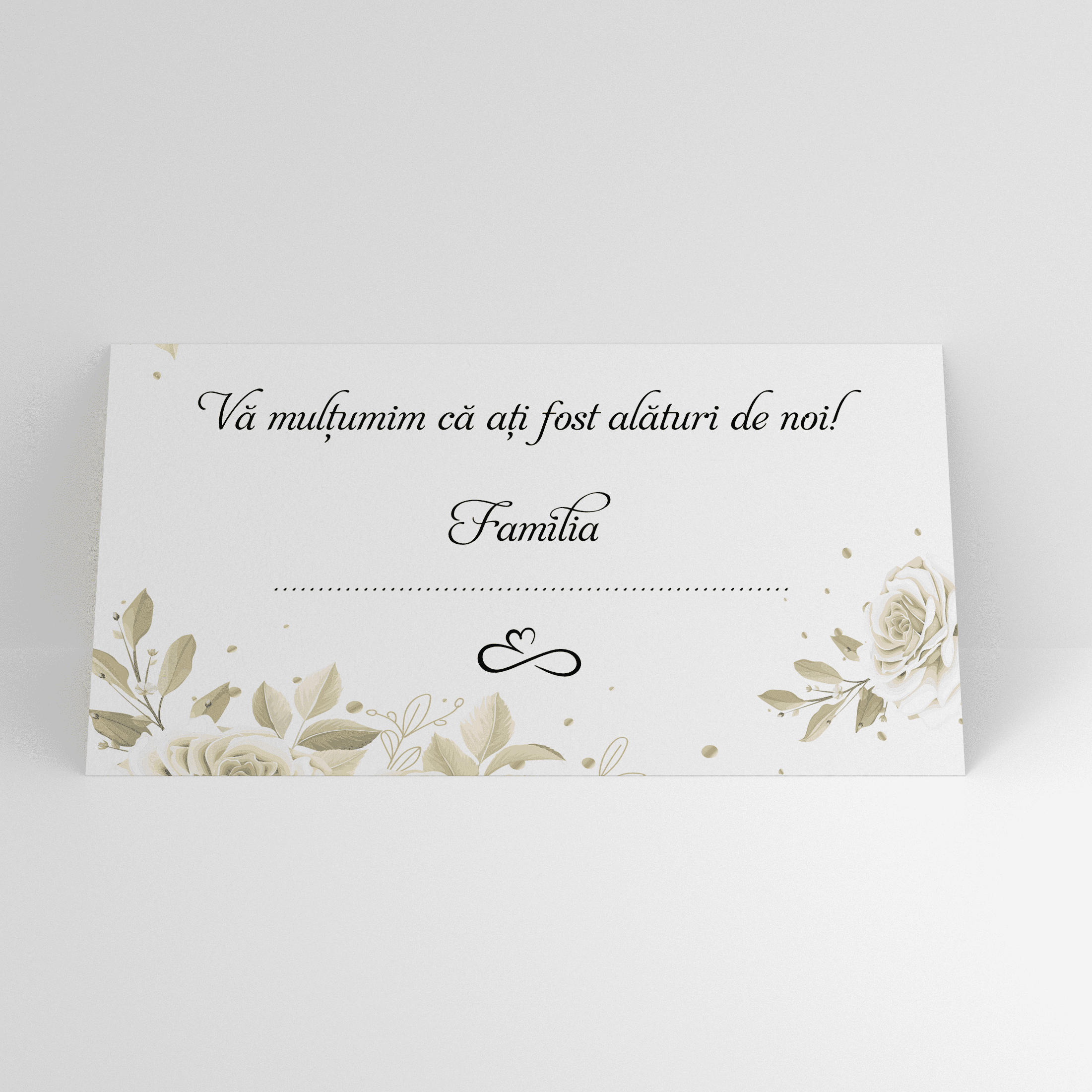 Plic de bani elegant cu flori pastel și design romantic