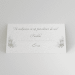 Plic de bani nunta floral ivory cu flori delicate personalizat
